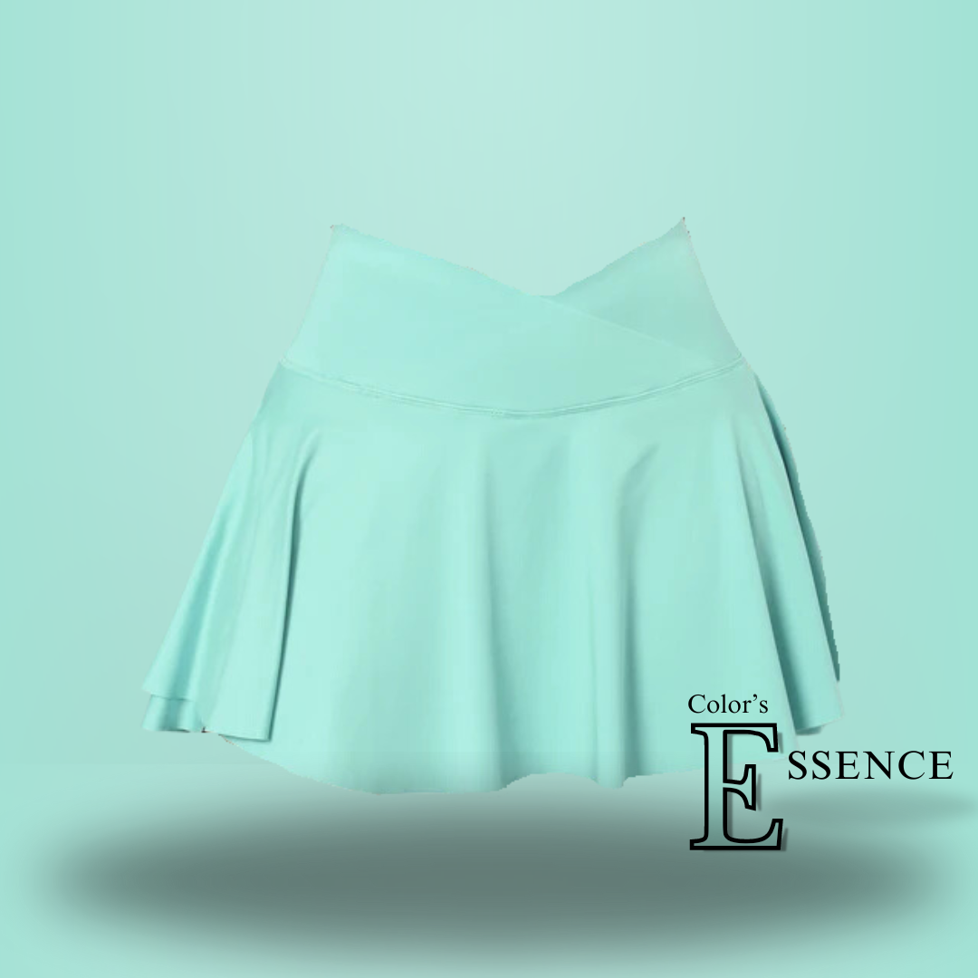 Twirling Charm Green Skirt